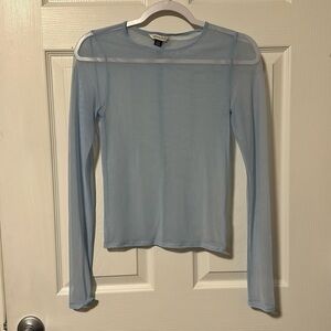 American Eagle light blue top